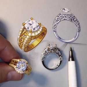 Renderings and Finished Rings